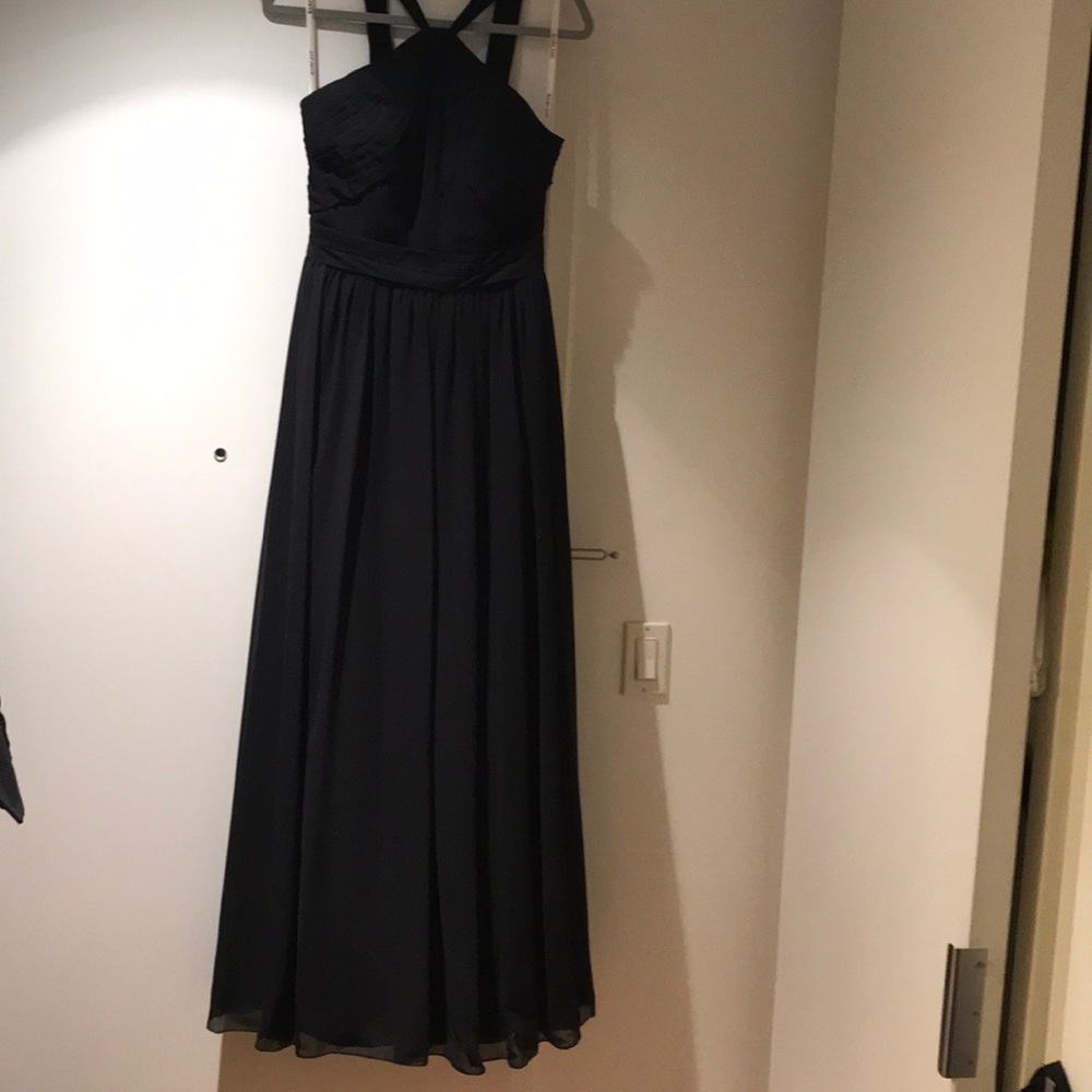 Black floor length dress